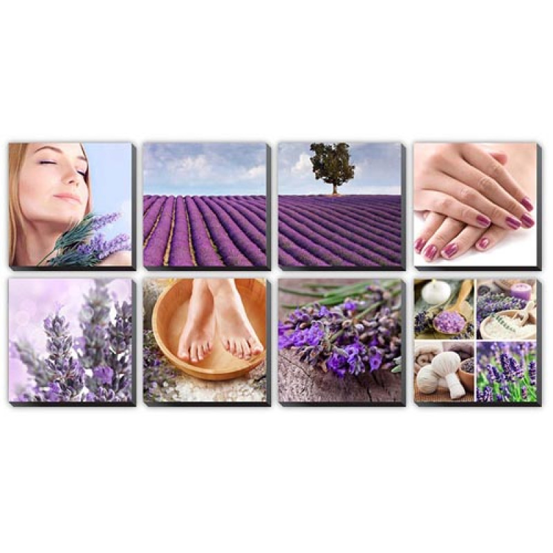 Canvas Mural LAVENDER FIELDS