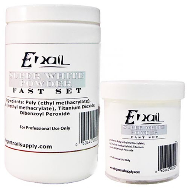 E-nail Supper White Fast Set Acrylic Powder 