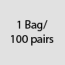 1 Bag/100 pairs