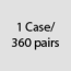 1 Case/360 pairs