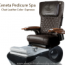 Ceneta Pedicure Spa with P20 Massage Chair - Espresso