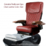 Ceneta Pedicure Spa with P20 Massage Chair - Red