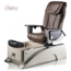 Episode LX Pedicure Spa-Chair Leather Trim Chocolate - Base Gold