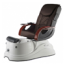 Pacific AX - Chair Leather Chocolate_Base White
